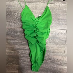 Green Zara bodysuit